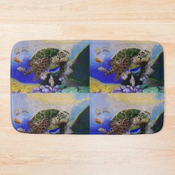 Item preview, Different Sea Turtle Cruising the Ocean floor  designed and sold by TJHstudio.