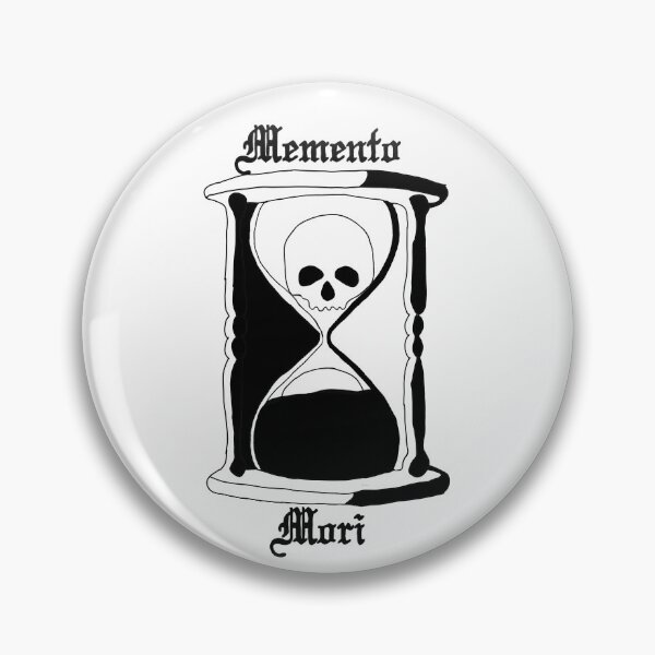 Item preview, Momento Mori Unus Annus skull hourglass time's up designed and sold by lexlshop.