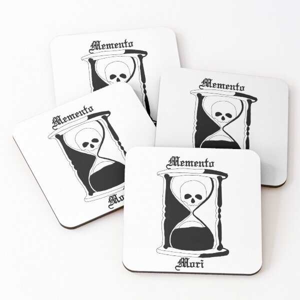 Item preview, Momento Mori Unus Annus skull hourglass time's up designed and sold by lexlshop.