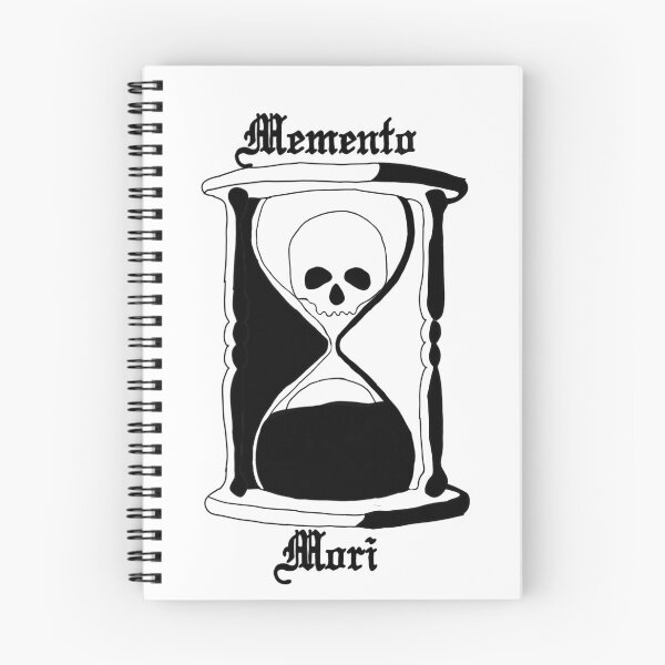 Item preview, Momento Mori Unus Annus skull hourglass time's up designed and sold by lexlshop.