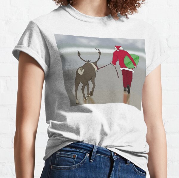 Surfing Santa Classic T-Shirt