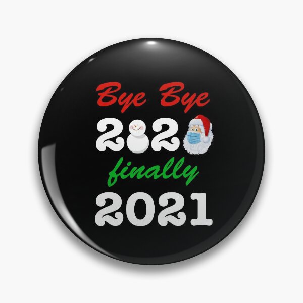 Item preview, bye bye 2020 finally 2021 Christmas Santa Wearing Face Mask - Merry Quarantine Masked  designed and sold by famoso.