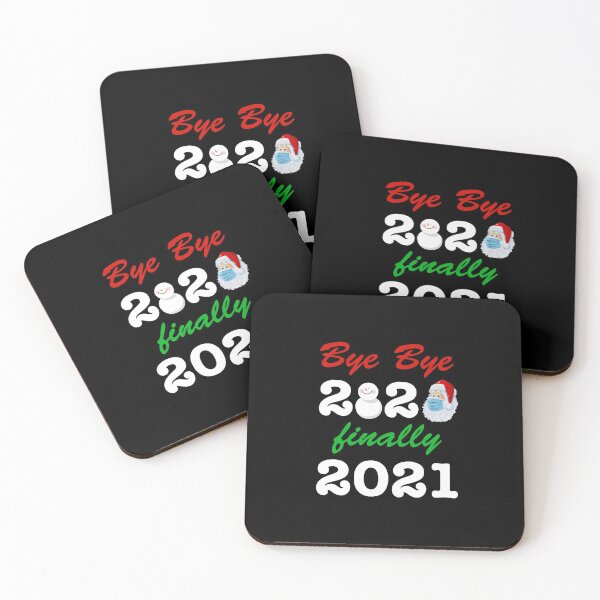 Item preview, bye bye 2020 finally 2021 Christmas Santa Wearing Face Mask - Merry Quarantine Masked  designed and sold by famoso.