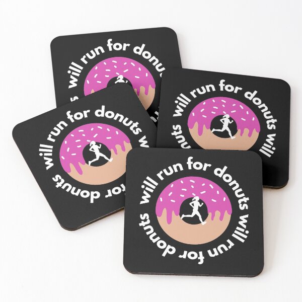 Item preview, Will Run For Donuts designed and sold by Brat-Cat-Shirts.