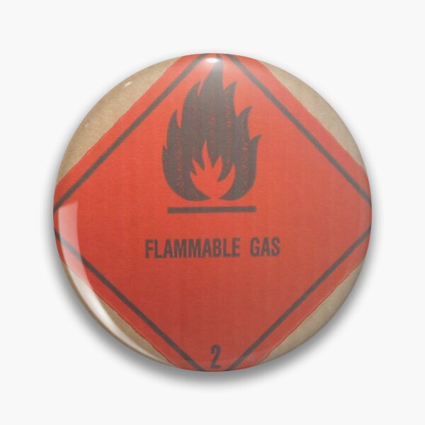 Item preview, Flammable Gas Sign designed and sold by wingstar.