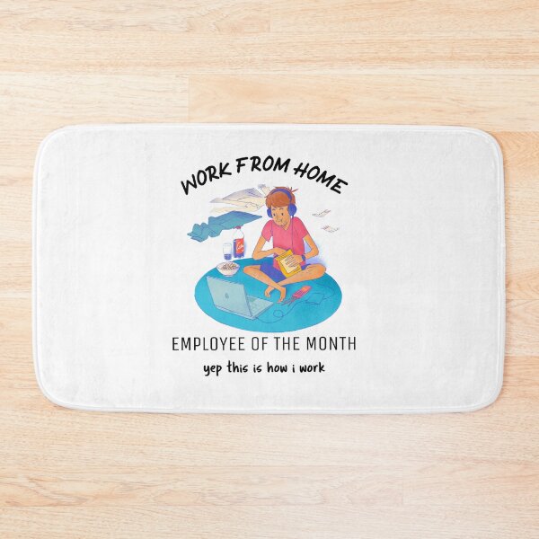 Item preview, Work From Home Employee Of The Month designed and sold by Xrizen  Designs.