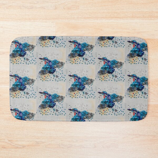 Item preview, Button kingfisher in flight designed and sold by esvb.