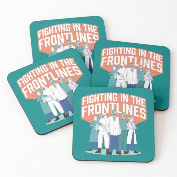 Item preview, Fighting in the Frontlines Hero Healthcare Workers designed and sold by roboticaldad.