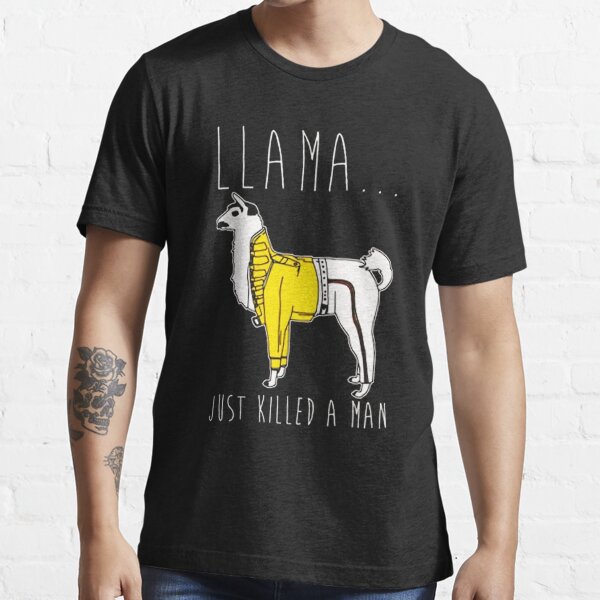 Llama Print Kids T-Shirt - Yellow/Multi - Just $7