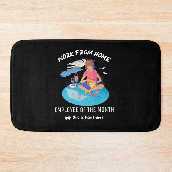 Item preview, Work From Home Employee Of The Month designed and sold by Xrizen  Designs.