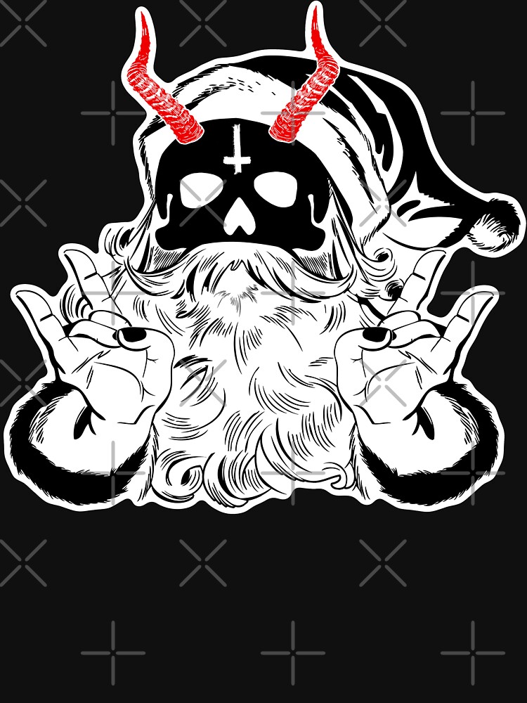 Red Horned Evil Santa - Devil Anticlaus - Krampus by RabbitLair