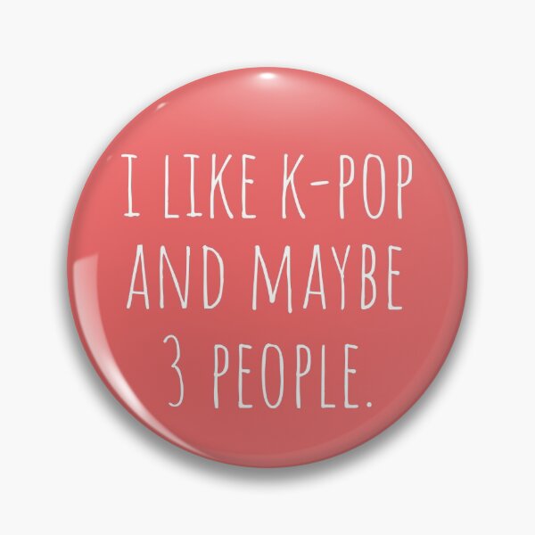 Item preview, I Like K-pop and Maybe 3 People Cherry Red designed and sold by cutetype.