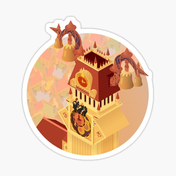 Vista previa del artículo con la obra «Ciudad del crepúsculo isométrica», diseñado y vendido por free-dlc.