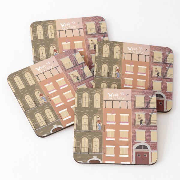 Item preview, WHAT IF IT'S US Sunset & Brownstones designed and sold by EmeryLee.