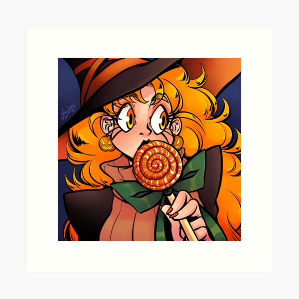 Pumpkin Candy Art Print