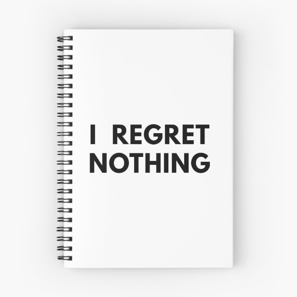 Item preview, I Regret Nothing designed and sold by Piztees.