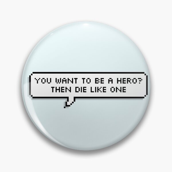 Item preview, Technoblade Quote: You Want To Be A Hero? Then Die Like One designed and sold by Swagneato.