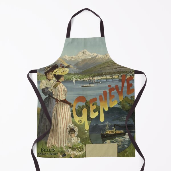 Item preview, retro classic PLM Geneve poster designed and sold by CorasPosters.