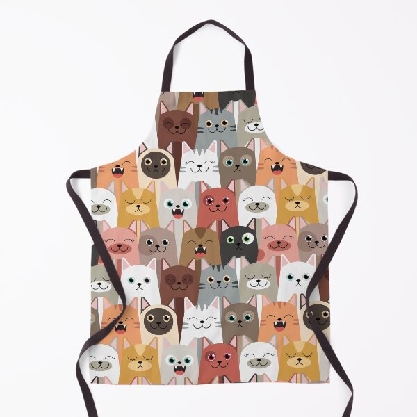 Item preview, Doodle Funny Cats Pattern designed and sold by della95.