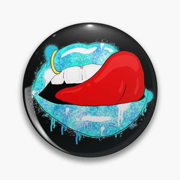 Item preview, Teal Blue Lips designed and sold by missmann.