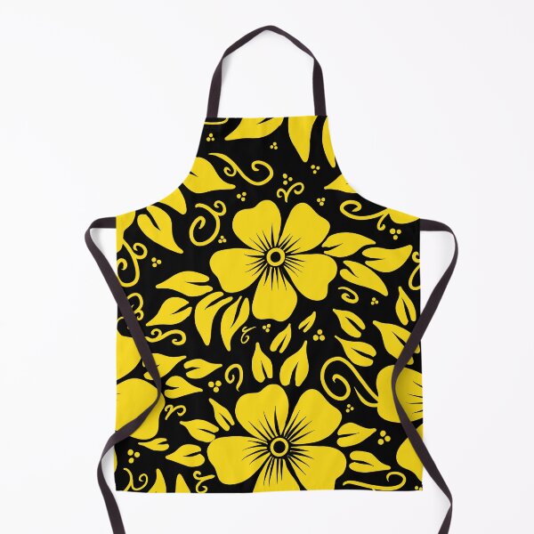 Item preview, Yellow Retro Floral Pattern designed and sold by OneCraftyLady.