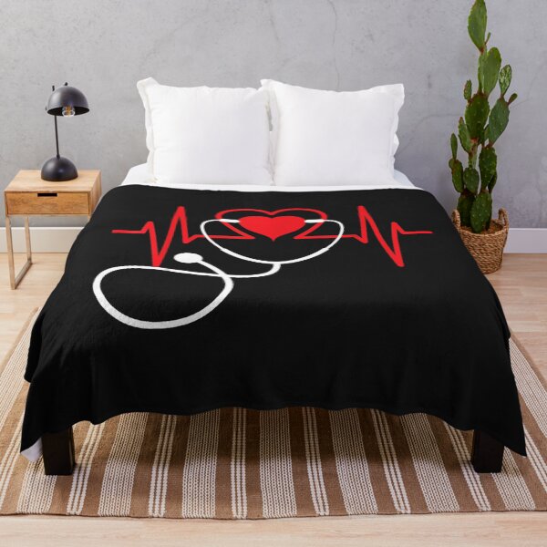 Item preview, Funny Heart Beats Nurse Nursing Medical designed and sold by MarvaDiaz.