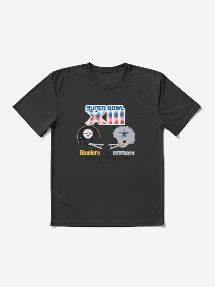 T-shirt Super Bowl 1979 Steelers Cowboys