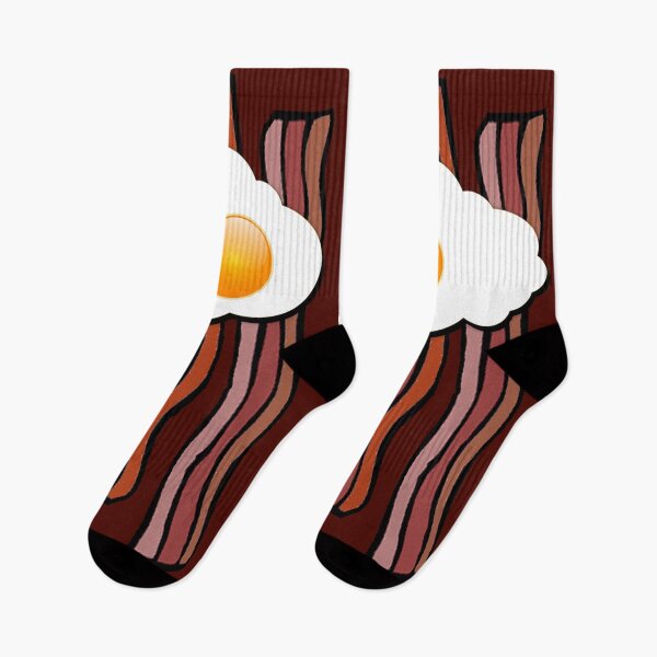 Item preview, Bacon and Eggs  designed and sold by SOCKSbySBD.