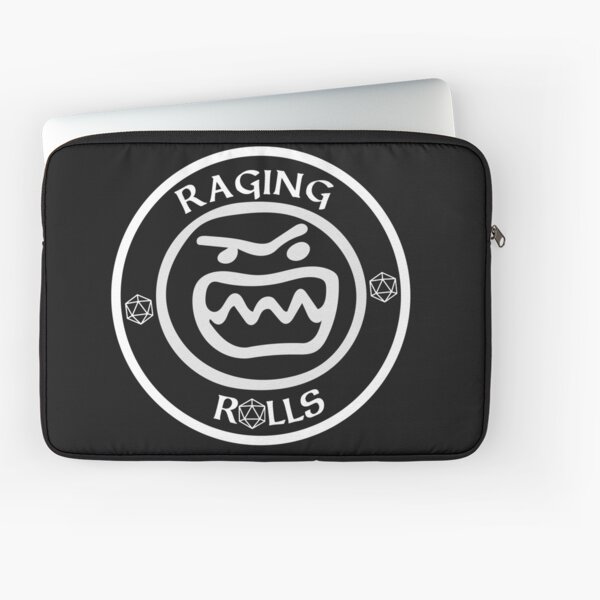 Raging Rolls inverted Logo Laptop Sleeve
