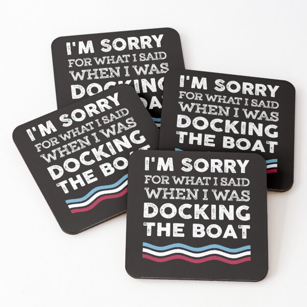 Item preview, What I Sad When I Was Docking The Boat designed and sold by RessieSmitham.