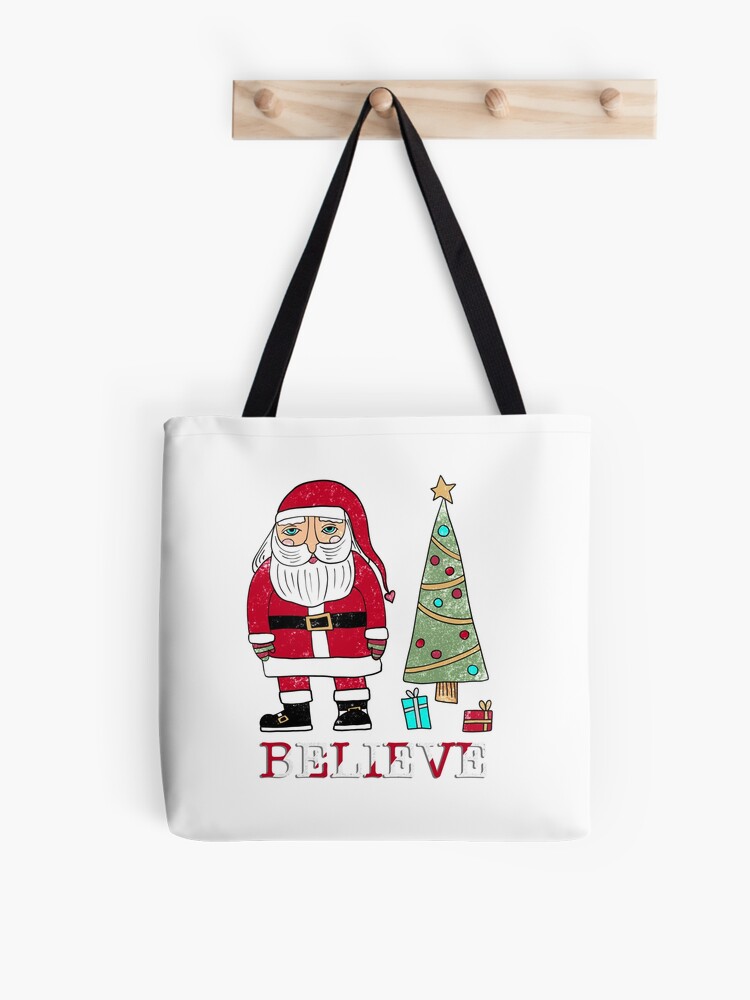 Buy: Folk Art Santa Believe Christmas Art All Christmas