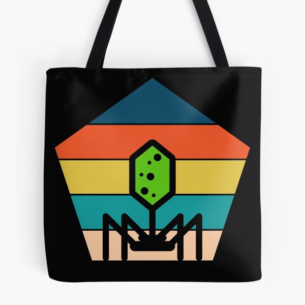 Item preview, 80s ROCK RETRO POLYGON SUNSET PHAGE BACTERIOPHAGE designed and sold by Hippiesole.