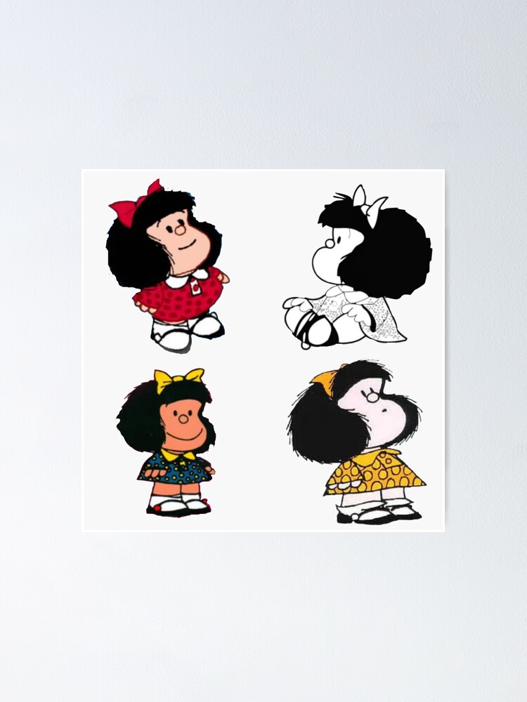 Mafalda Quino Comics Poster for Sale by Elena Bee
