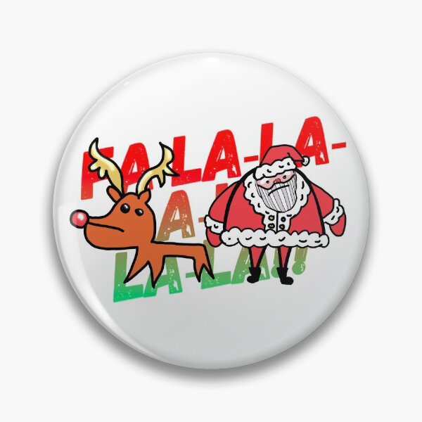 Aperçu de l'œuvre FA-LA-LA-LA Rudolph ET Santa 2020 créée et vendue par mserido.