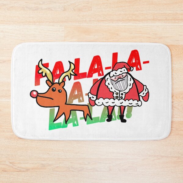 Item preview, FA-LA-LA-LA Rudolph AND Santa 2020 designed and sold by mserido.