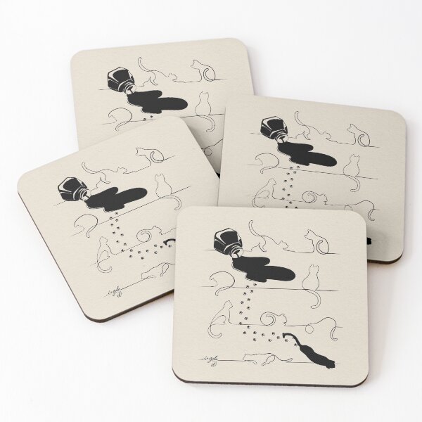 Item preview, Inky Cats designed and sold by angiestown.