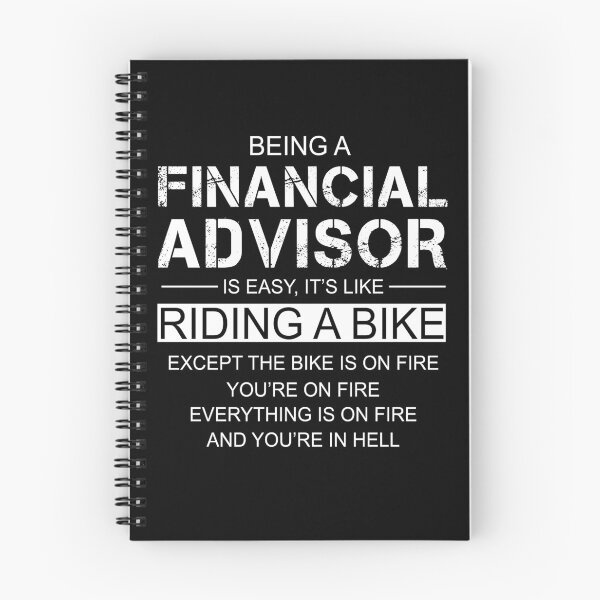 Item preview, Being A Financial Advisor Is Like Riding A Bike designed and sold by berryferro.