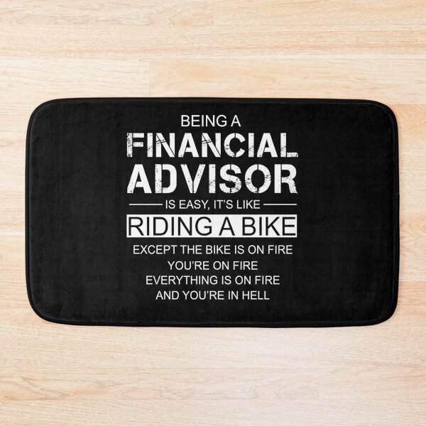 Item preview, Being A Financial Advisor Is Like Riding A Bike designed and sold by berryferro.