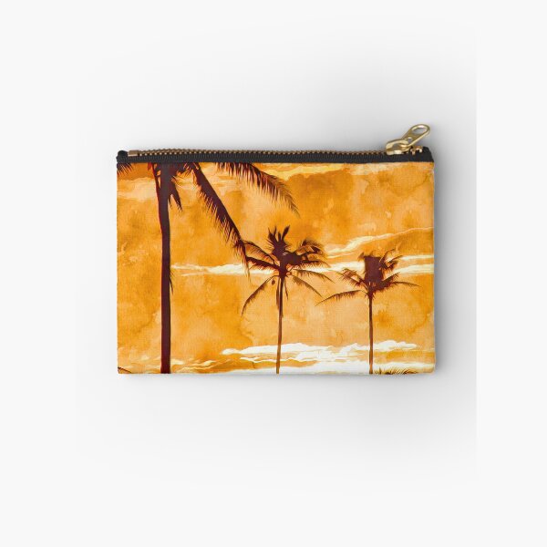 Item preview, Tropical Sunset With Palm Trees designed and sold by TheBearandBunny.