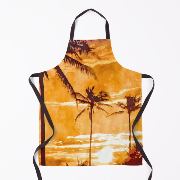 Item preview, Tropical Sunset With Palm Trees designed and sold by TheBearandBunny.
