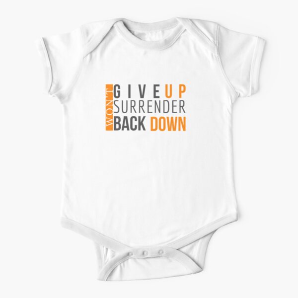 Surrender Short Sleeve Baby One Piece Redbubble