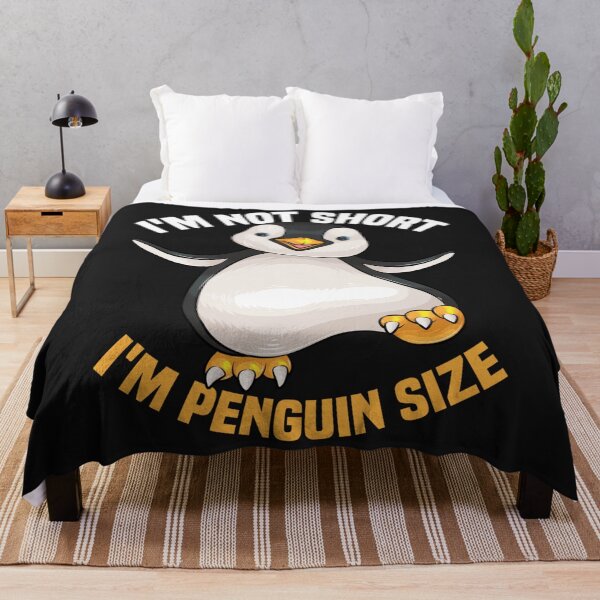 Item preview, Cool I'm Not Short I'm Penguin Size Animal designed and sold by MarvaDiaz.