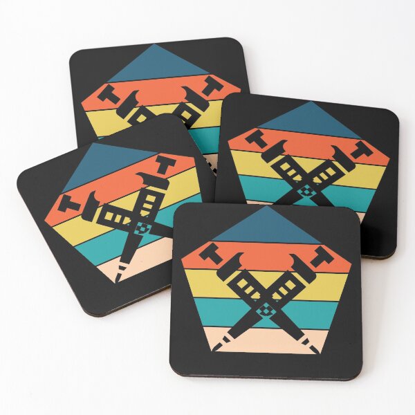 Item preview, 80s ROCK RETRO POLYGON SUNSET PIPETTES designed and sold by Hippiesole.