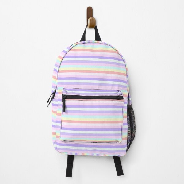 Item preview, cute pastel rainbow colorful stripes designed and sold by TheSimpleMan.