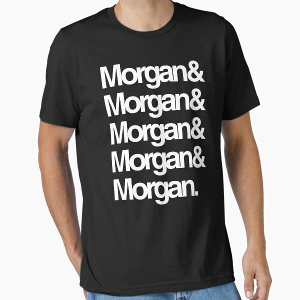 Vista previa del artículo con la obra «Morgan y Morgan y Morgan y Morgan», diseñado y vendido por LongWinded.