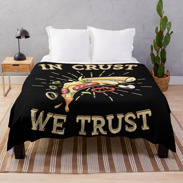 Item preview, In crust we trust Pun Foodie, Pizza occasion designed and sold by OdmiDesign.