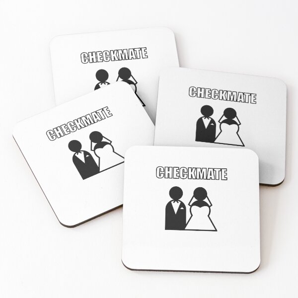 Item preview, Marriage Checkmate Bride Groom designed and sold by oxoxoxo.