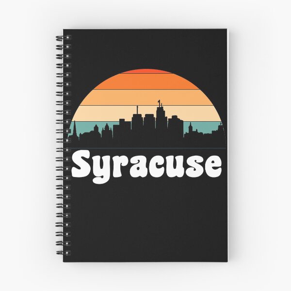 Aperçu de l'œuvre Syracuse, NY - Coucher de soleil sur la ligne d'horizon créée et vendue par OLMontana.