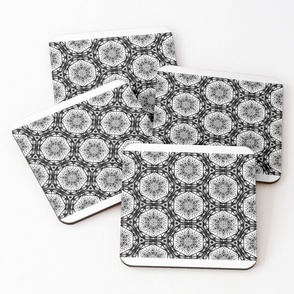 Item preview, Monochrome Zentangle Collage designed and sold by Demiree Cahill-Sabin.