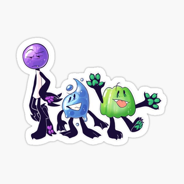 Battle for Dream Island Gelatin Sad Sticker - Sticker Mania